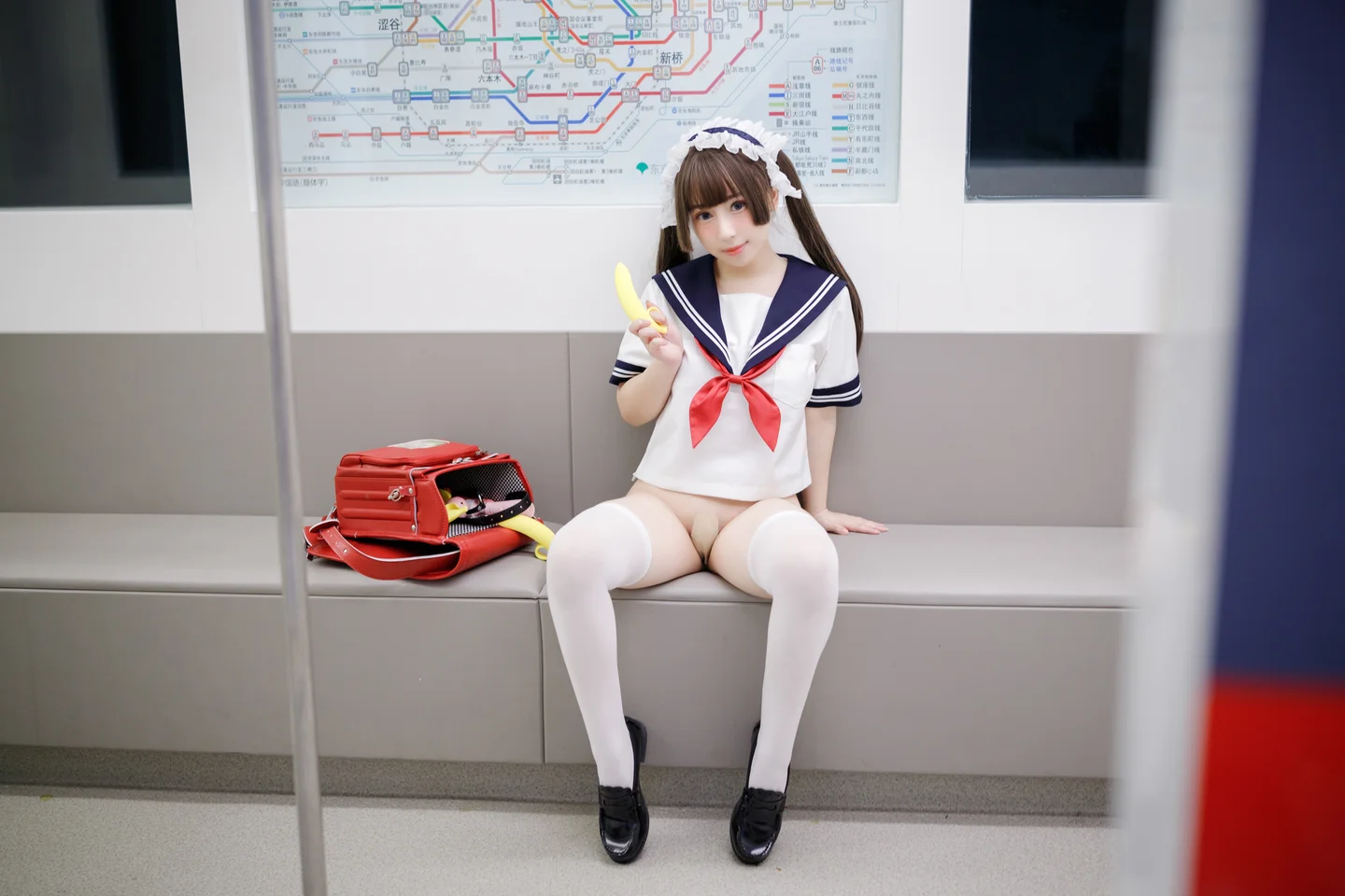 胡桃猫 - No.033 电车痴女 [152P-2GB] tg@simisebaisi 【丝足阁】077.webp